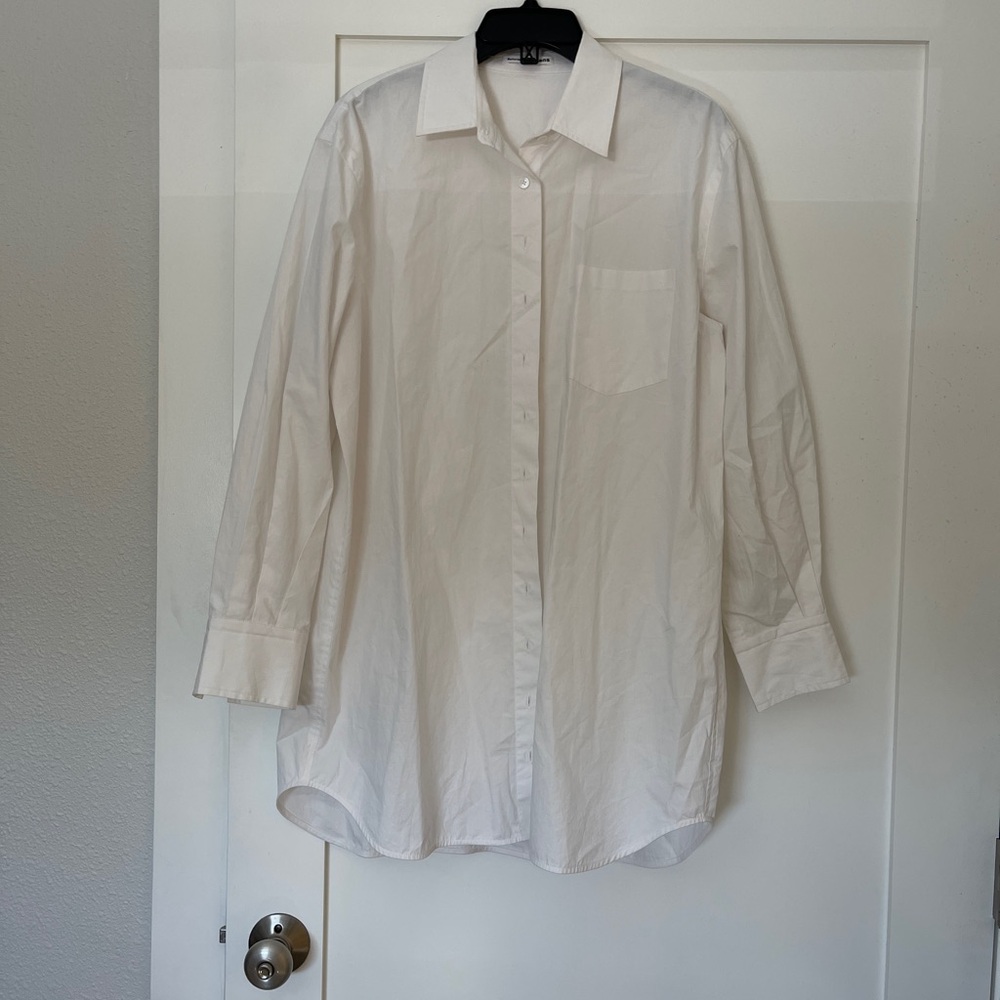 🤍 Reformation Shirt Dress